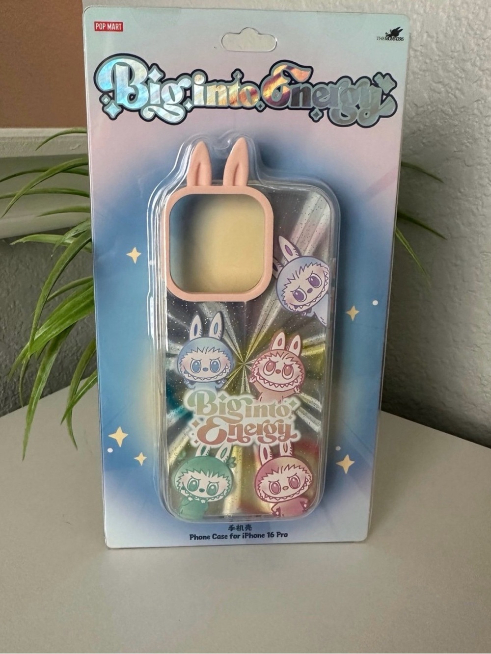 POP MART LABUBU Big into Energy Phone Case for iPhone 16 Pro